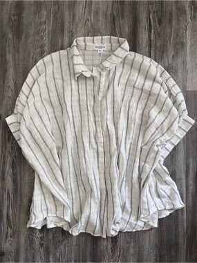 Anniewear LA Oversized Cotton Button Up Shirt